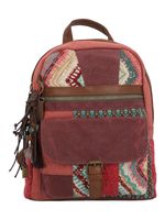 Mochila Textil Mujer Nahili Back Rojo Rockford