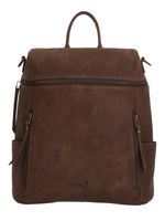 Mochila Cuero Mujer Grace Back Café Rockford