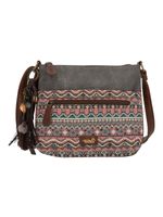 Cartera Textil Mujer Alikai Cross Gris Rockford