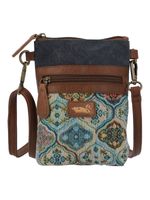 Cartera Textil Mujer Litzai Cross Azul Rockford