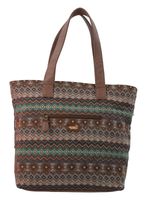 Cartera Textil Mujer Faui Tote Café Rockford
