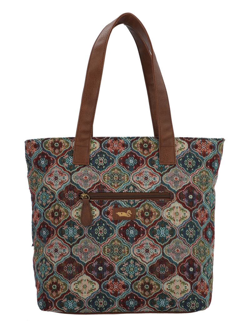 Cartera Textil Mujer Faui Tote Azul Rockford