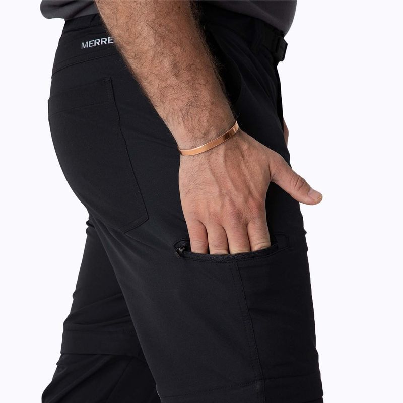 Pantalon Hombre Detachable Negro Merrell