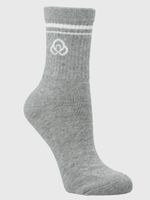 Calcetin Mujer 2 Pack Quarter Gris Bsoul