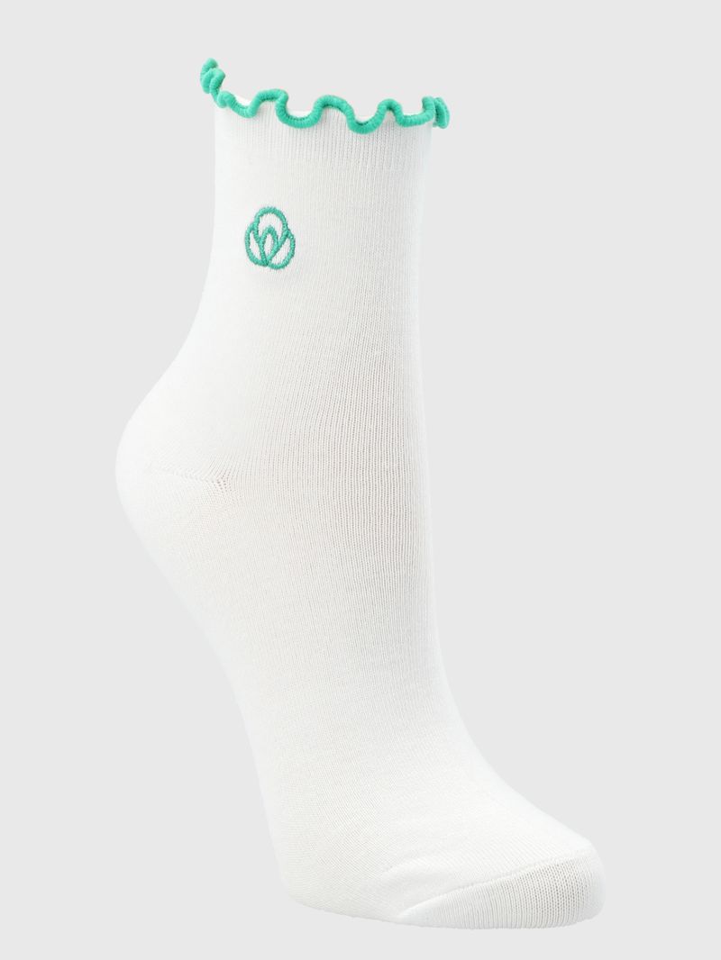 Calcetin Mujer 2 Pack Lettuce Blanco BSoul