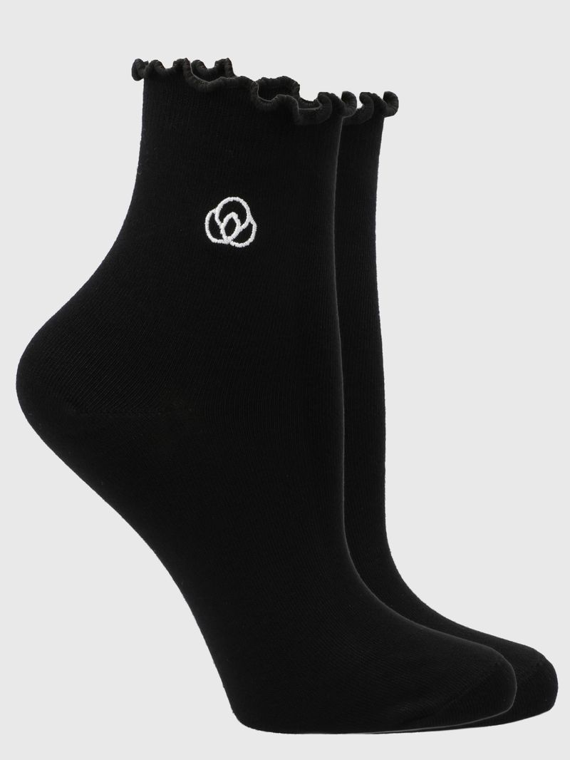 Calcetin Mujer 2 Pack Lettuce Negro BSoul