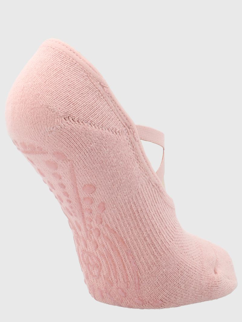 Calcetin Mujer Strap Grip NoShow II Rosado Bsoul