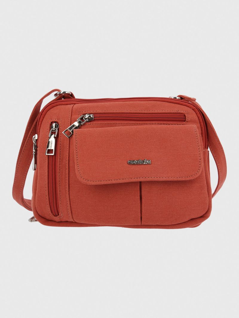 Cartera Mujer Beppo Cross Rojo Azaleia