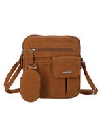 Cartera Mujer Harmony Cross Caramel Azaleia