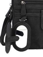 Cartera Mujer Harmony Cross Negro Azaleia