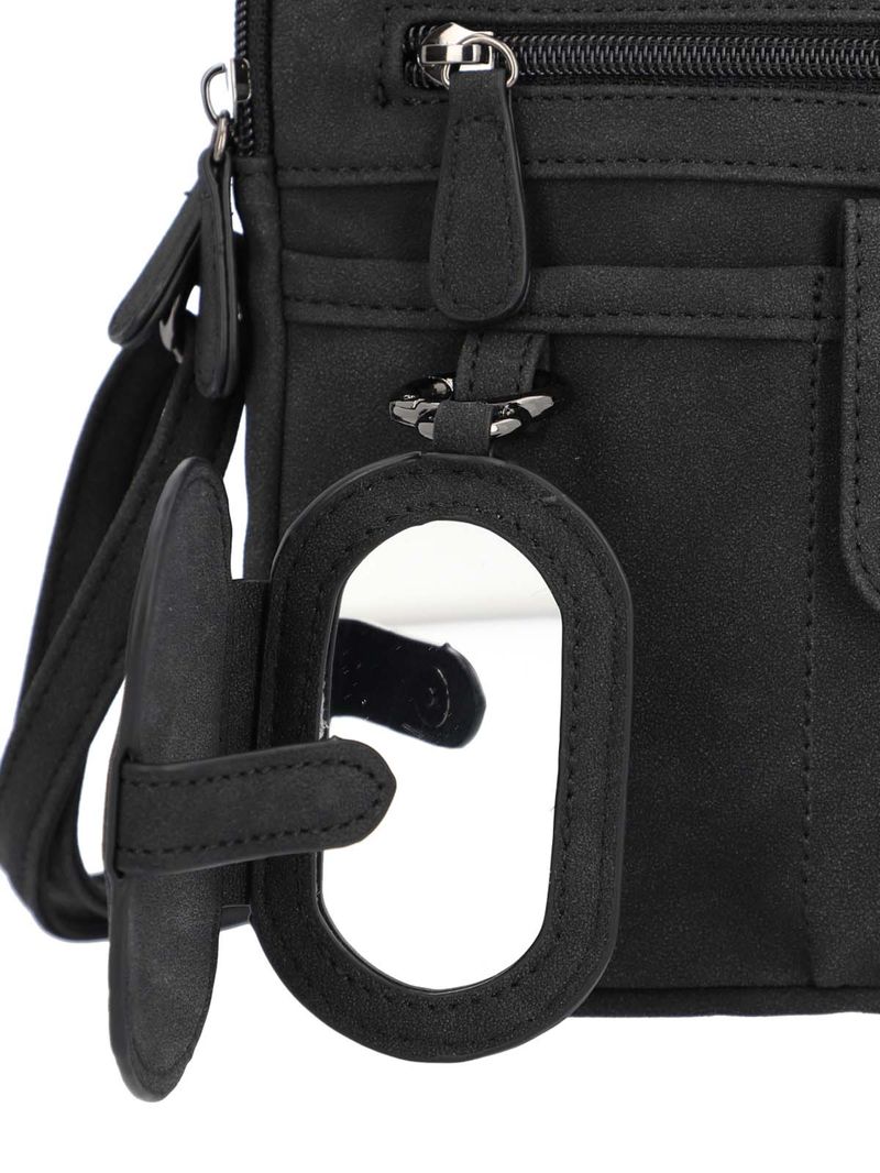 Cartera Mujer Harmony Cross Negro Azaleia