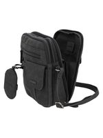 Cartera Mujer Harmony Cross Negro Azaleia