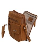 Cartera Mujer Harmony Cross Caramel Azaleia