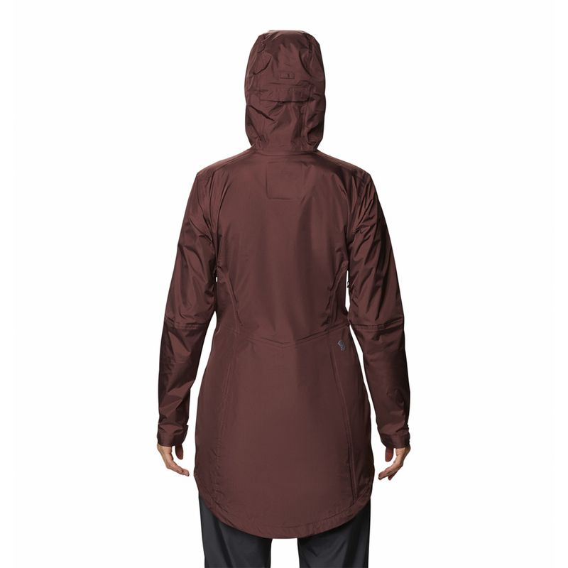 Cortaviento Mujer Acadia Gris Mountain Hardwear