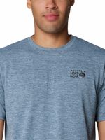 Polera Manga Corta Hombre Sunblocker  Azul Mountain Hardwear