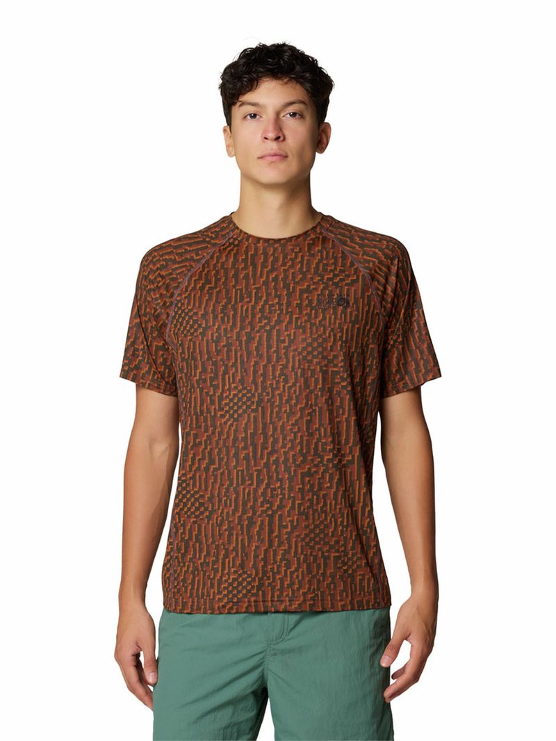 Polera Manga Corta Hombre Crater Lake Café Mountain Hardwear