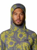 Polera Manga Larga Hombre Crater Lake Azul Mountain Hardwear