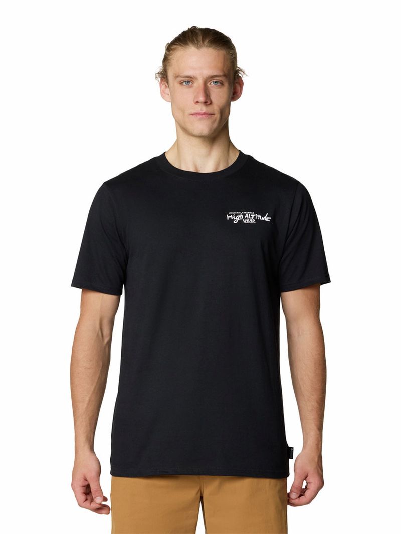 Polera Manga Corta Hombre High Altitude Negro Mountain Hardwear