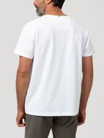 Polera Algodón Orgánico Hombre Drake Blanco Rockford