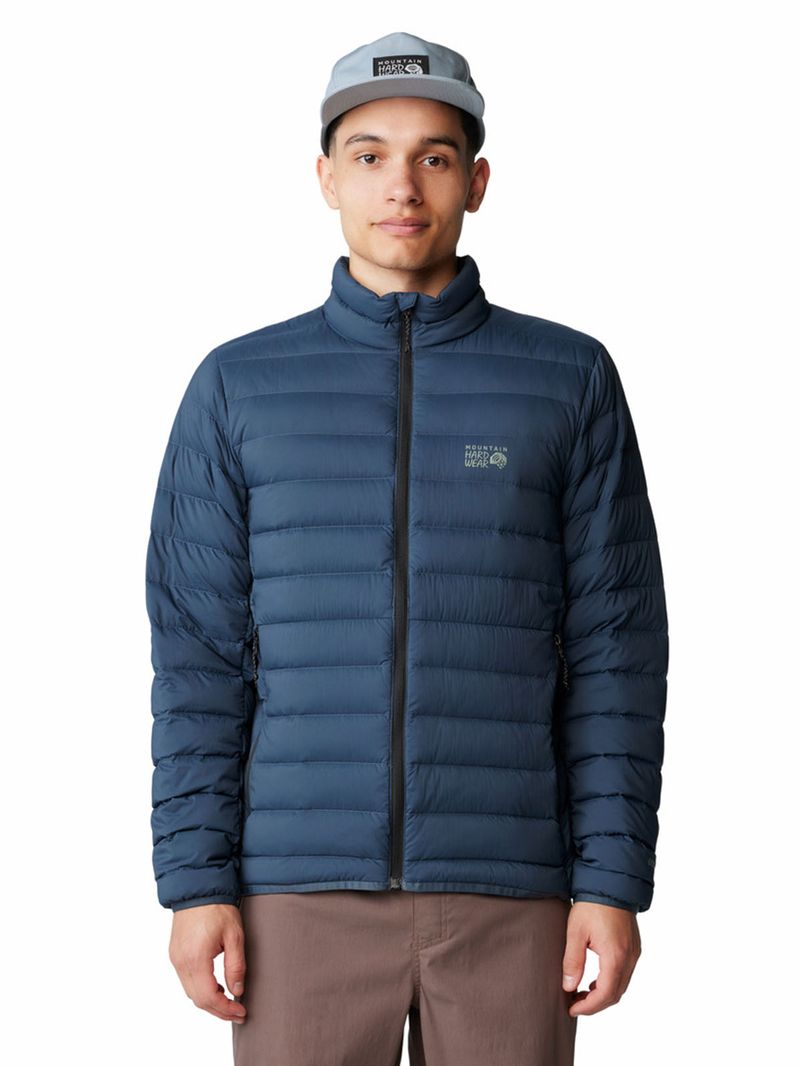 Parka Hombre Deloro Down Azul Mountain Hardwear