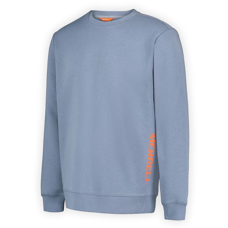 Poleron Hombre Dobby Azul Merrell