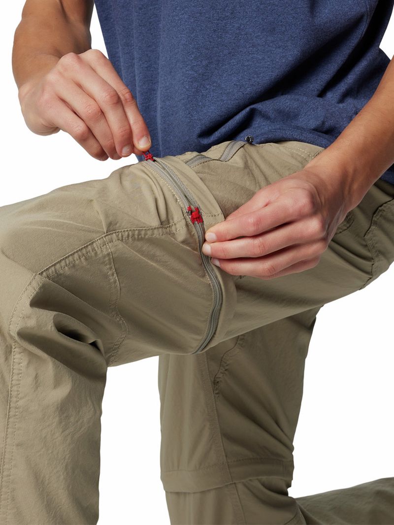 Pantalón Hombre Silver Ridge Utility Convertible Beige Columbia