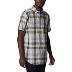 Camisa Manga Corta Hombre Under Exposure Yd Gris Columbia