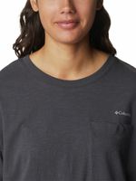 Polera Manga Corta Mujer Break It Gris Columbia