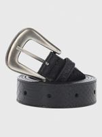 Cinturon Cuero Mujer Hp Valeria Negro Hush Puppies