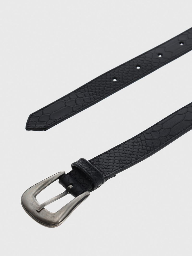 Cinturon Cuero Mujer Hp Valeria Negro Hush Puppies