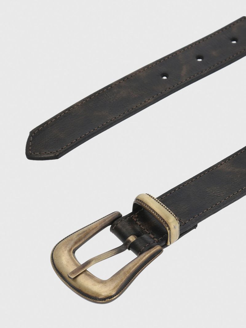 Cinturon Cuero Mujer Hp Victoria Negro Hush Puppies