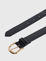 Cinturon Cuero Mujer Hp Vanny Negro Hush Puppies