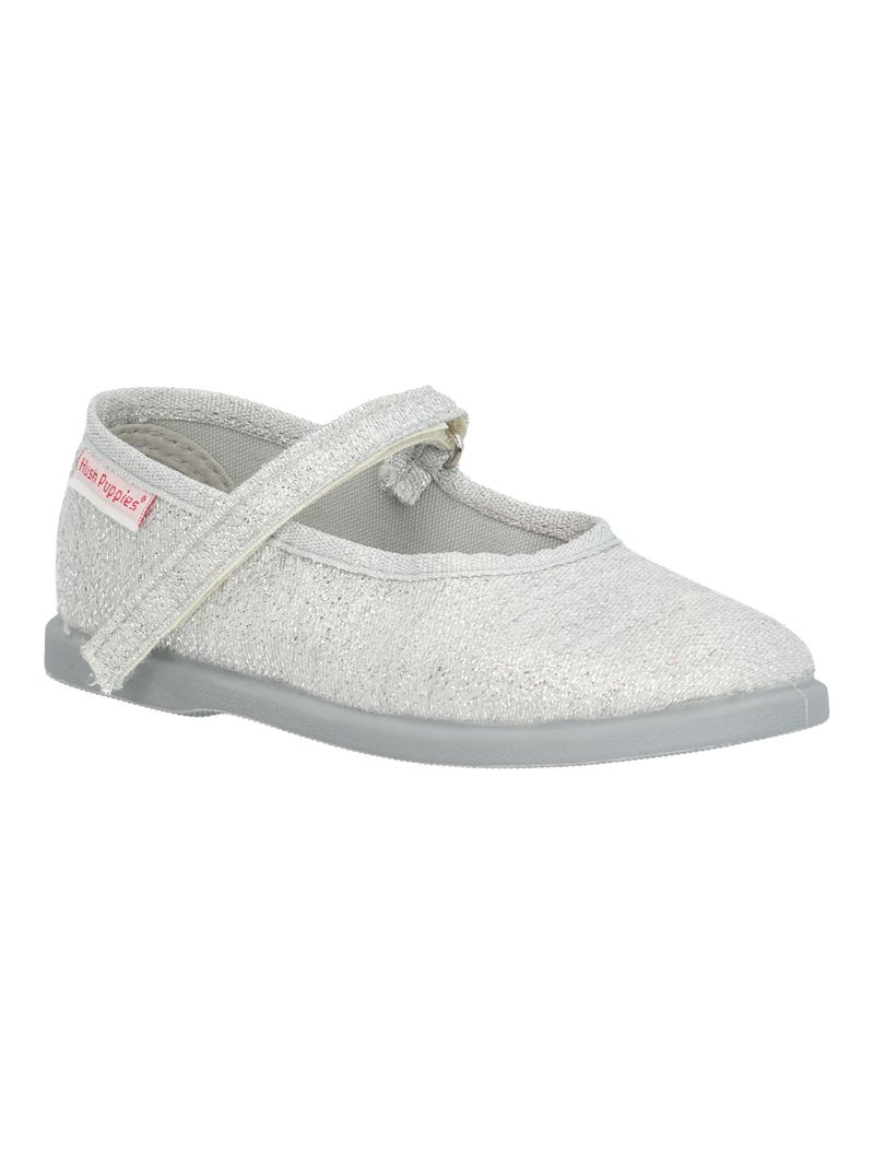 Ballerina Niña Eiffel Plateado Hush Puppies Kids