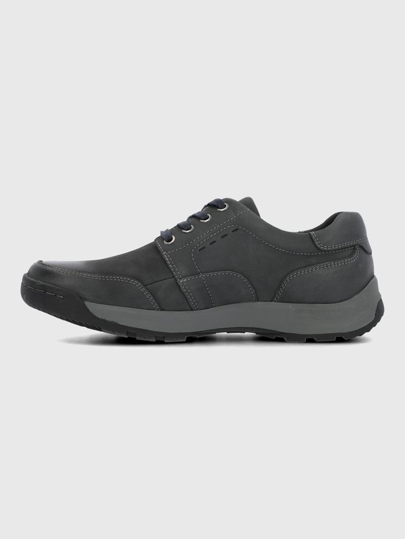 Zapato Cuero Hombre Duran Azul