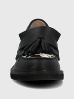 Mocasin Cuero Mujer Franty Negro