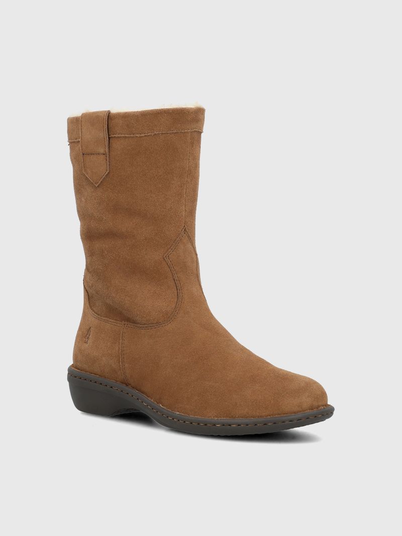 Bota Cuero Mujer Kimano Café