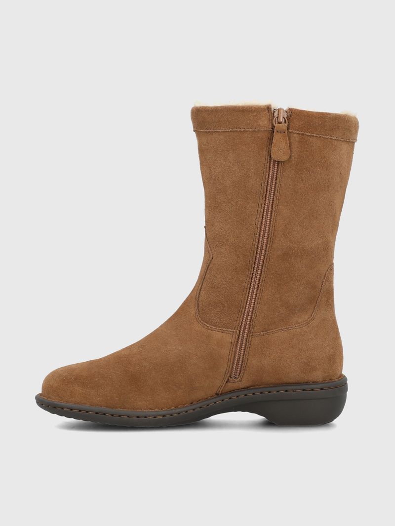 Bota Cuero Mujer Kimano Café