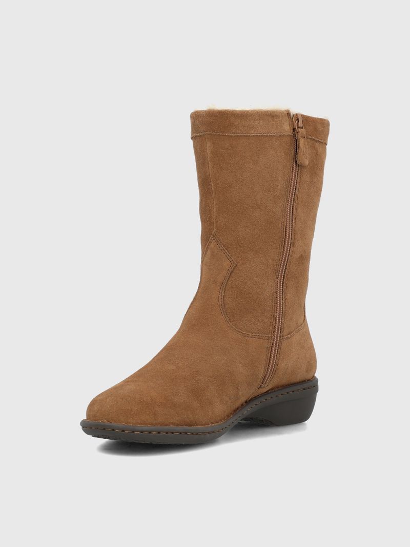 Bota Cuero Mujer Kimano Café
