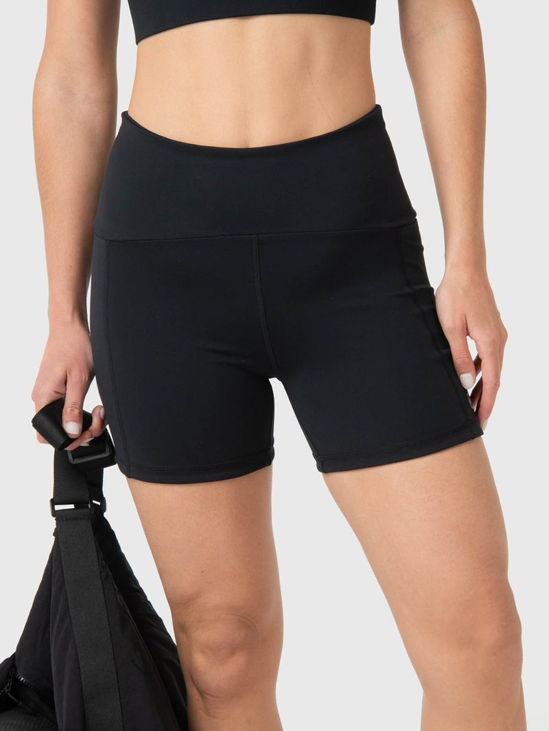 Short Mujer Pocket Aloe Negro Bsoul