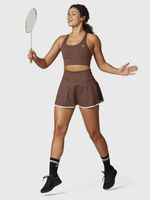 Falda Mujer Agatha Café Bsoul