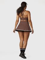 Falda Mujer Agatha Café Bsoul