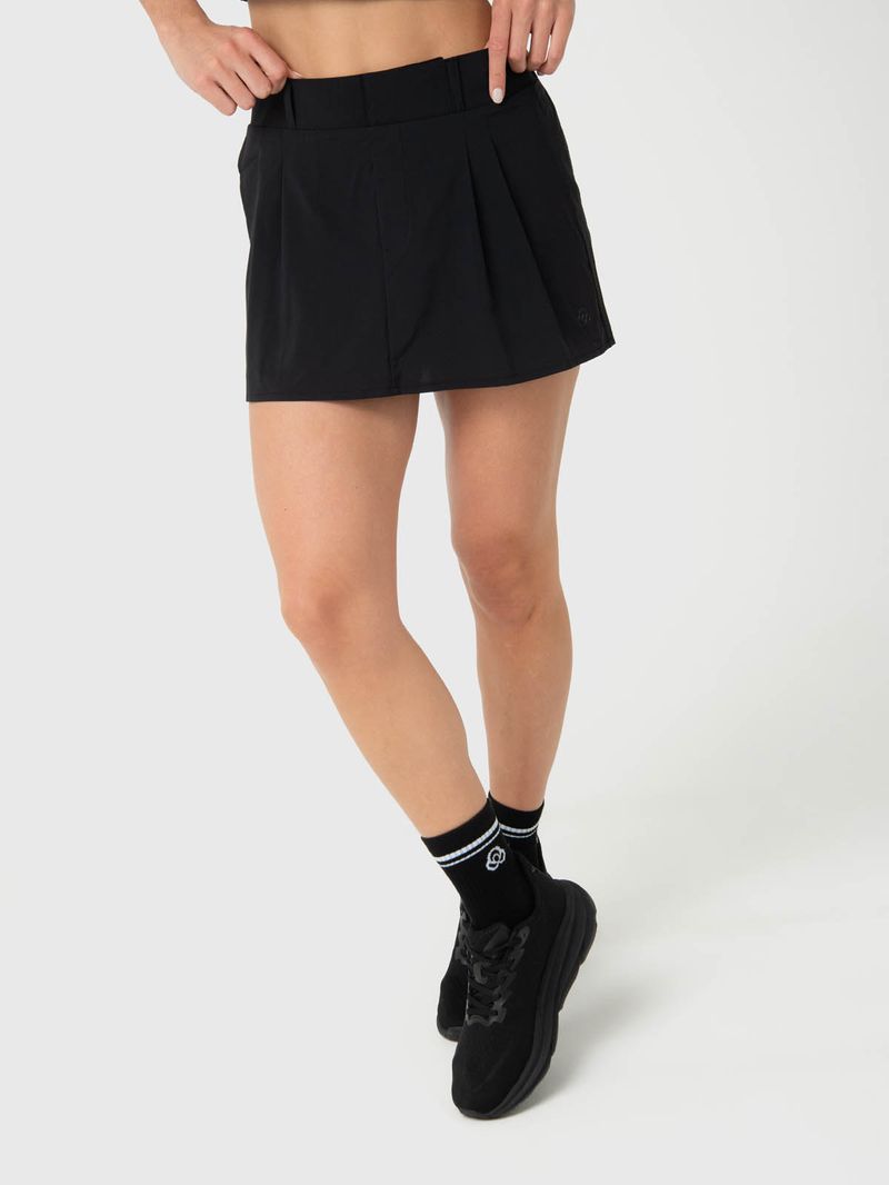 Falda Mujer Court Negra Bsoul