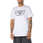 Polera M/C Hombre Full Patch Blanco Vans