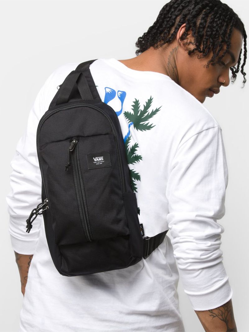 Bolso Warp Sling Bag Black Ripstop