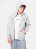 Poleron Hombre Landmark Full Zip Gris Claro Burton