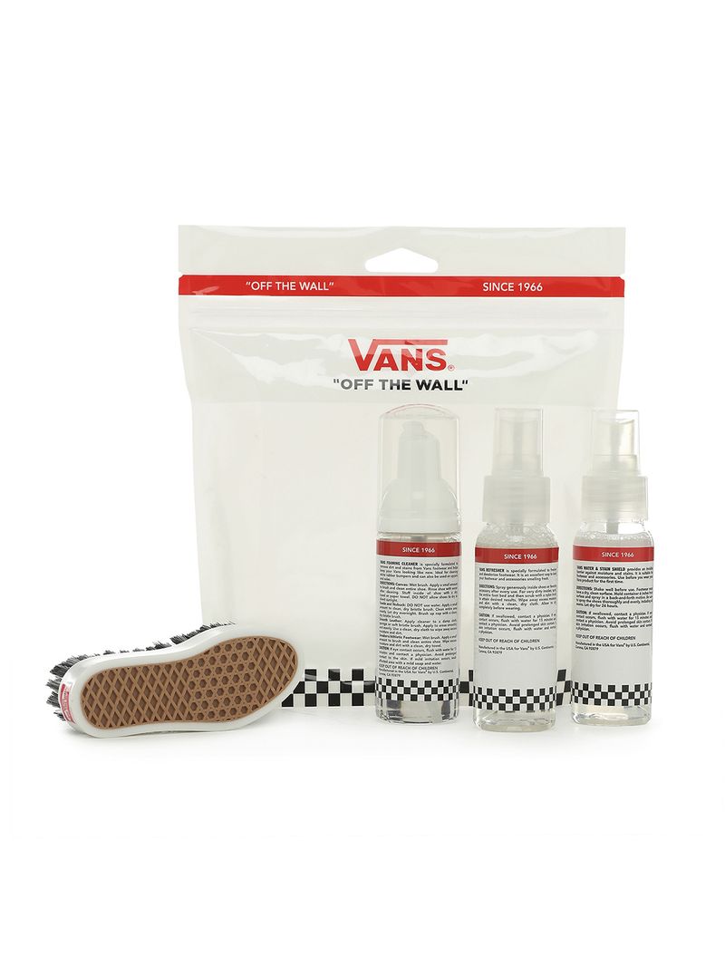 Kit de limpieza Vans Shoe Care Travel Kit - Global White