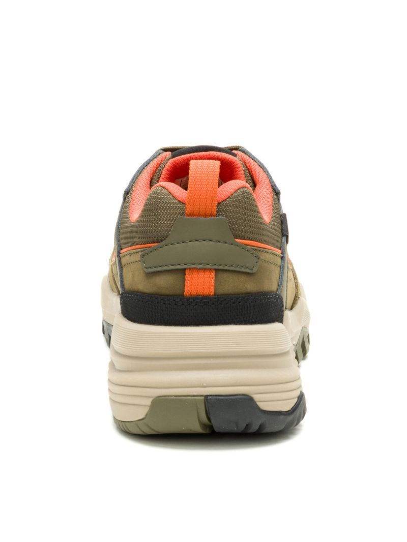 Zapatilla Hombre Grapple Leather Verde Oliva Cat