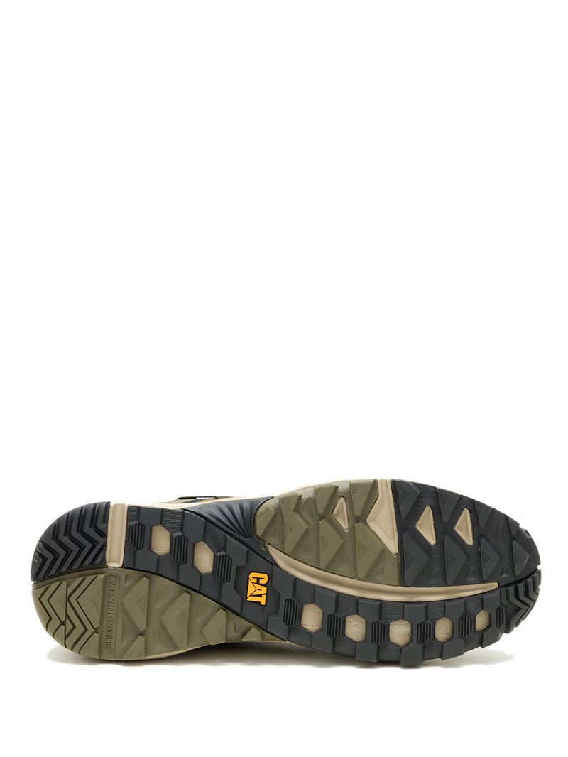 Zapatilla Hombre Grapple Leather Verde Oliva Cat