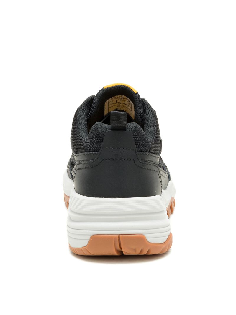 Zapatilla Hombre Grapple Leather Mesh Negro Cat