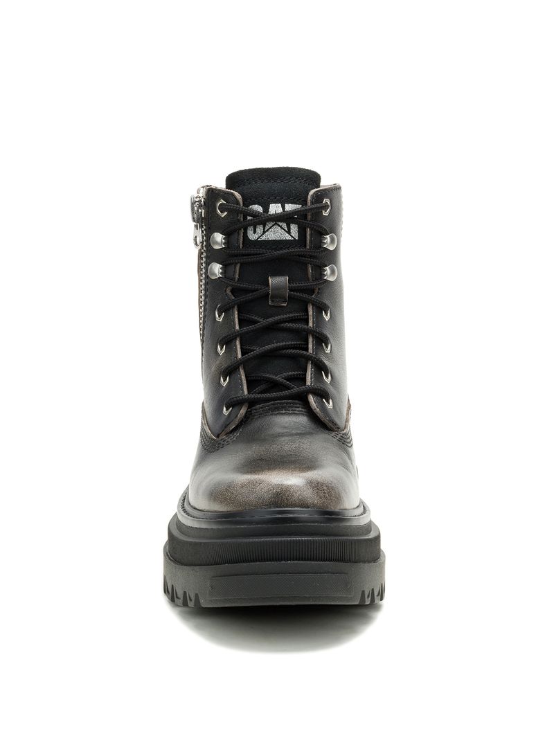 Botín Mujer Bolder Zip Gris Cat